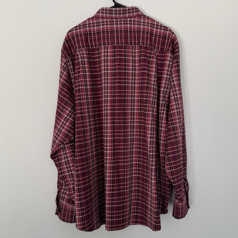 Tommy Bahama Men's XXL Long Sleeve Shirt 100% Silk Casual‎ Plaid Button Up - Picture 7 of 11